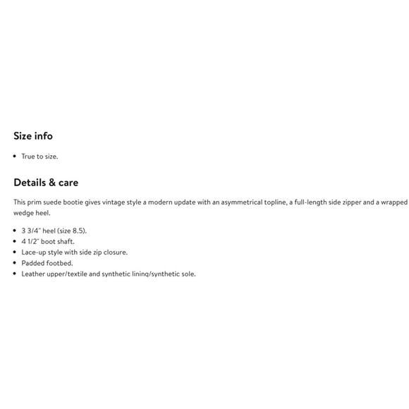 Dolce Vita Chestnut Suede Grady Wedge Bootie - Picture 8 of 8